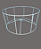 Armação Montada 50x50x30 Cúpula Lustre Luminária Pendente - Imagem 1