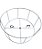 Armação Cúpula Pendente Lustre Duplo 50x45x20 Sisal Macrame - Imagem 5