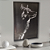 Quadro Lobo Moderno 90x60cm Decorativo Para Sala com Moldura - Imagem 4