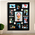 Quadro Para 11 Fotos 10x15 Com Vidro Parede Sala e Quarto - Imagem 6