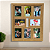 Painel de 8 Fotos 10x15cm Com Vidro Quadro de Fotos Sala Parede - Imagem 1