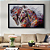 Quadro Decorativo 60x90cm Cavalos Moderno Para Sala Luxo - Imagem 3