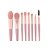 Kit pincel maquiagem 8pcs cores dvs - Imagem 3