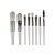 Kit pincel maquiagem 8pcs cores dvs - Imagem 4