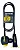 Leash Dakine Kainui  BIG WAVE 10'X 5'/16  8MM Preto - Imagem 1