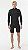 Short John Rip Curl Dawn Patrol E5 2/2mm Manga Longa Chest Zip - 2026 - Preto - Imagem 1