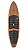 Prancha de Stand Up (SUP) Pro Ilha Tamanho  10’ - 188 L  Eps-Wood Nova - Borda cor Prata - Imagem 1