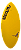 Prancha de Skimboard Newskim Híbrido M - Amarelo - Imagem 1