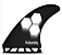 Quilha Futures Honeycomb AM2 Large (Thruster) - Imagem 1
