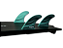 Quilhas Futures Legacy Neutral  Honeycomb X-Small (Thruster) - Imagem 2