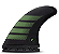 Quilhas Futures Alpha F8 Neutral  Large (Thruster) - Imagem 1