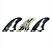 Quilhas Farms FCS 2 MF-5 Media Preto  ( Thruster ) - Imagem 3