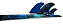 Quilha Futures Mayhem Evil Large  (Twin+1) - Imagem 3