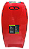 Prancha de Bodyboard Genesis Modelo GSX 40" - Azul/Vermelho - Crescent Tail - Imagem 2