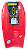 Prancha de Bodyboard Genesis Modelo GSX 41" - Vermelho/Preto - Crescent Tail - Imagem 1
