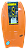 Prancha de Bodyboard Genesis Modelo GSX 42" - Laranja/Azul - Crescent Tail - Imagem 1