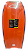 Prancha de Bodyboard Genesis Modelo GSX  42" - Azul/Laranja - Crescent Tail - Imagem 2