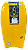 Prancha de Bodyboard Genesis Modelo GSX 43" - Amarelo/Branco - Crescent Tail - Imagem 1