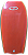 Prancha de Bodyboard Genesis Modelo GSX  43" - Azul/Vermelho- Bat Tail - Imagem 2
