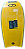 Prancha de Bodyboard Genesis Modelo GSX  44" - Preto/Amarelo- Crescent Tail - Imagem 2