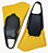 Nadadeira  Z Fins Bodyboard - Medio/Large - ML  ( 41/42 ) - Preto/Amarelo - Imagem 1