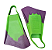 Nadadeira  Z Fins Bodyboard - Large - L  ( 43/44 ) - Verde/Roxo - Imagem 1