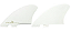 Quilhas FCS II Retro Keel Twin PG - TWIN - Bi Quilha - XL - Imagem 2