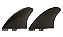 Quilhas FCS II Modern Keel Twin PG - TWIN - Bi Quilha - XL - PRETA - Imagem 1