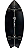 Skate Simulador de Surf PRO SURFER - Black - Truck ULTRA LIGHT - Baloon - Imagem 4