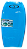 Bodyboard Genesis | Modelo Extreme | Laranja-Azul Crescent Tail - TAM 40'' - Imagem 2