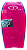 Bodyboard Genesis | Modelo Extreme | Azul-Rosa | Crescent Tail - TAM 39'' - Imagem 2