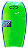 Bodyboard Genesis | Modelo Extreme | Azul-Verde | Crescent Tail - TAM 42'' - Imagem 2