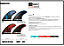 Quilha Bully´s FCS2 Medium - P5 2026 - Modelo Mick Fanning (Thruster) - Imagem 2