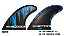 Quilha Bully´s FCS2 Medium - P5 2026 - Modelo Mick Fanning (Thruster) - Imagem 1