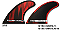 Quilha Bully´s FCS2 Large - P7 2026 - Modelo Mick Fanning (Thruster) - Imagem 1