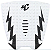 Deck para Prancha de Surf Creatures Modelo Mick Fanning - Branco raio preto - Imagem 1