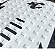 Deck para Prancha de Surf Creatures Modelo Mick Fanning - Branco raio preto - Imagem 2