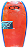 Bodyboard Genesis | Modelo Extreme | Azul/Laranja - Crescent tail - TAM 38'' - Imagem 2