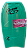 Bodyboard Genesis | Modelo Extreme | Verde /Laranja - Crescent tail - TAM 38'' - Imagem 1