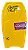 Bodyboard Genesis | Modelo Extreme | Amarelo-Cinza| Crescent Tail - TAM 41'' - Imagem 1