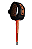 Leash Essential FCS - 6' - 5,5 MM - COMP - BLACK-LARANJA ( ECLIPSE ) - Imagem 1