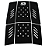 Deck Surf Silverbay SWK FRONT MARINE / Preto - Branco - Imagem 1