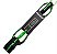 Leash Bullys 6' x 7 mm - IMPORTADO - Preto- Verde - Premium - Imagem 1