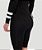 Short John Hurley Feminino AIR 2/2mm Mid Shorty Springsuit LS Preto - Imagem 4