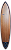 Prancha De Surf Powerlight Modelo Hipster Wood - Carbon 8'3" - 85 L EPS - Semi Nova - 3 DIAS DE USO - Imagem 1
