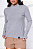 Manga Longa Gola Alta Cinza - Imagem 3