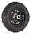 Roda Pneumática Para Carrinho 325-8 Com Rolamento gaiola (rolete) eixo de 1" - Imagem 1