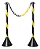 PEDESTAL ZEBRADO PARA ISOLAMENTO - Imagem 3