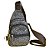 Bolsa Peitoral ATHENA - Veludo Estampada - Imagem 1