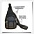 Mochila Peitoral ZEUS - Preta - Imagem 5